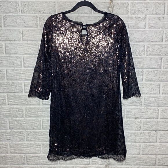 MSRP $298 Joie Sequin Cocktail Dress Women's Size Small - Picture 3 of 10